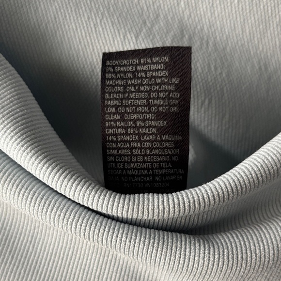 Women's Baby Blue High-Waisted Shorts - Picture 3 of 7